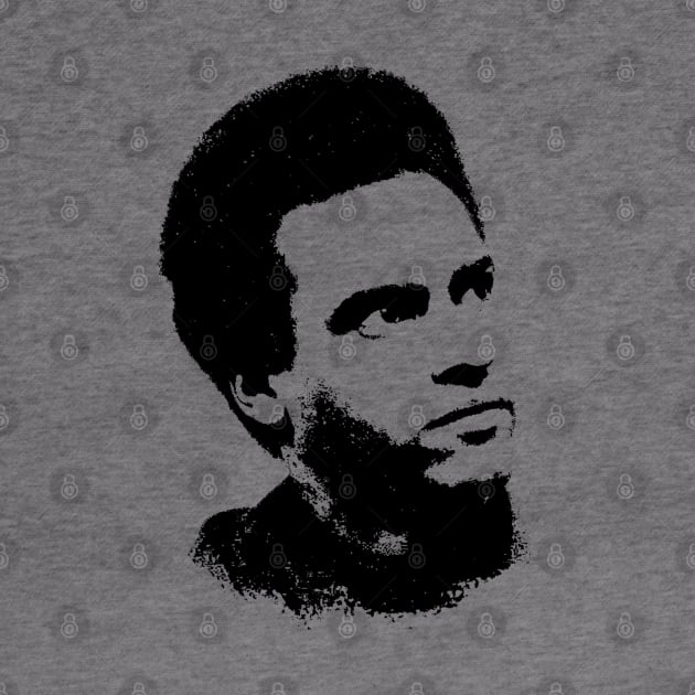 Huey Newton Portrait Pop Art by phatvo